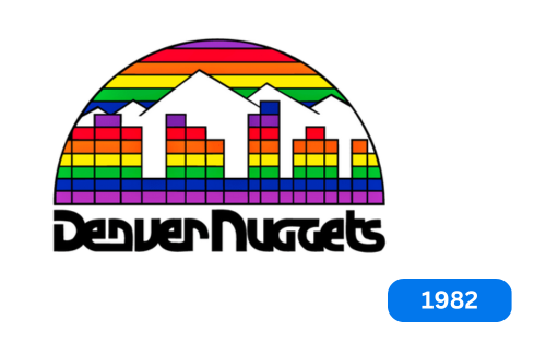 Denver Nuggets Logo 1982-1993