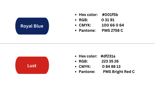color codes of Major League Soccer logo