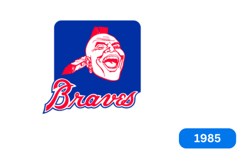 Atlanta Braves Logo 1985-1986