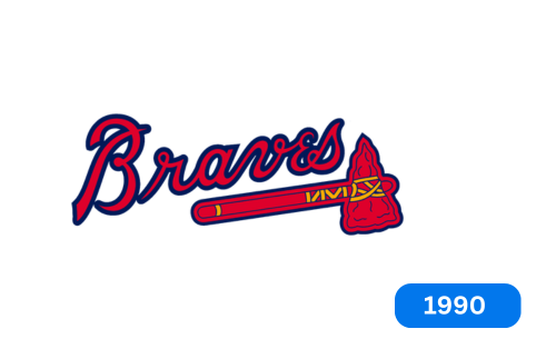 Atlanta Braves Logo 1990-2017